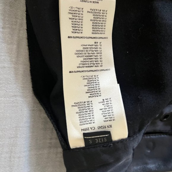 Diesel O-Rukan Wool Blend Safety Pin Leather Trim Pleated Mini Skirt In Black - Picture 3 of 7